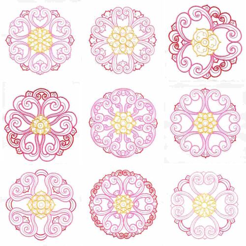 Circle Hearts (10 designs) by Outback Embroidery - Download
