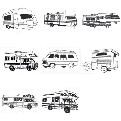 Camping (8 designs) by Outback Embroidery - Download
