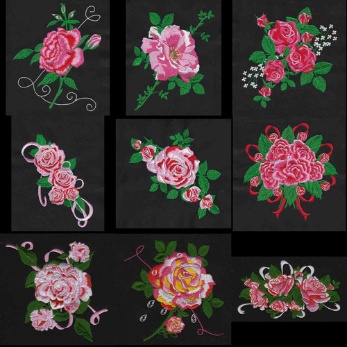 Mothers Roses (10 designs) by Outback Embroidery - Download