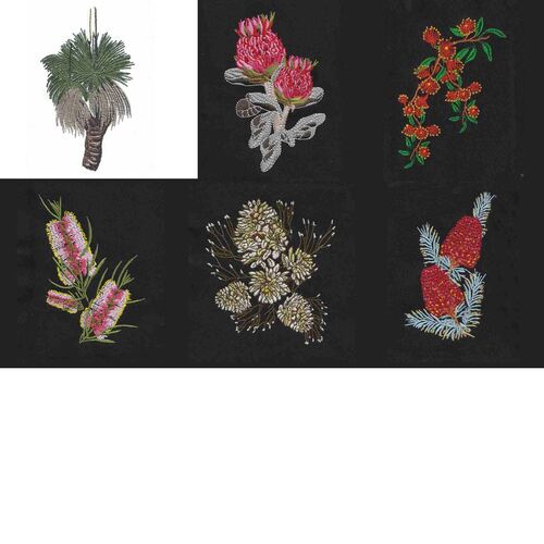 Australian Natives Wildflowers (6 designs) by Outback Embroidery - Download