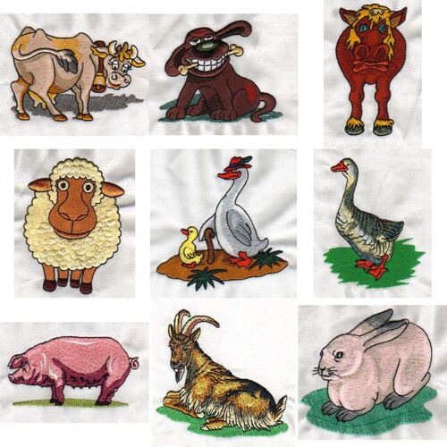 Farm_Animals (14 designs) by Outback Embroidery - Download