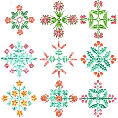Floral Spirals (38 designs) by Outback Embroidery - Download