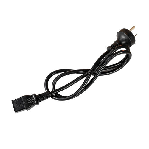 3pin Mains Plug to IEC C13 Female - 1m