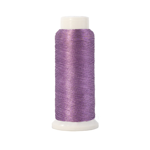 Softlight Metallic Silver Lilac 1500m Embroidery Thread