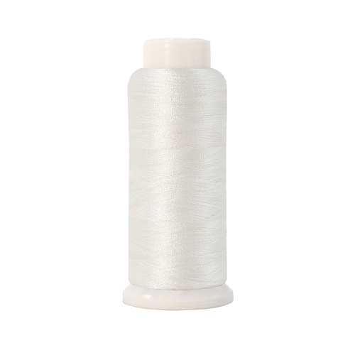 Softlight Metallic White Shimmer 1500m Embroidery Thread