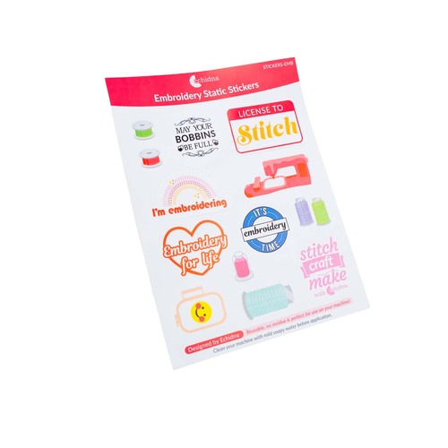 Embroidery Static Stickers