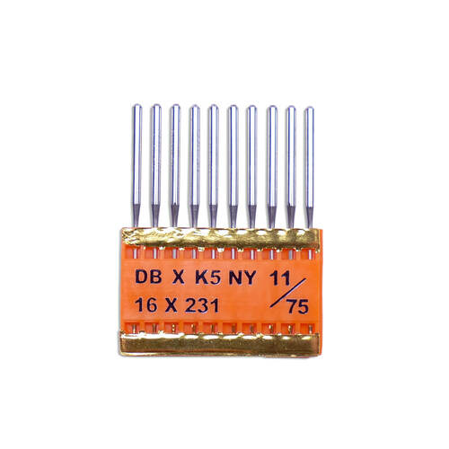 75/11 Industrial Titanium Coated Regular Point Needle - 10 Pack