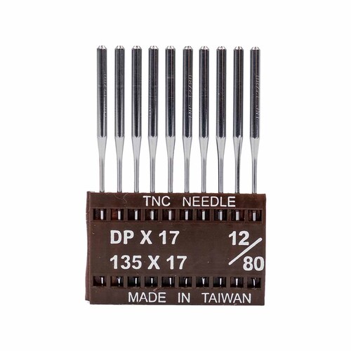 TNC 80/12 Regular Point Needle for Top/Bottom Feed 10 pack