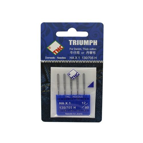TNC 80/12 Jeans Needle - 5 Pack