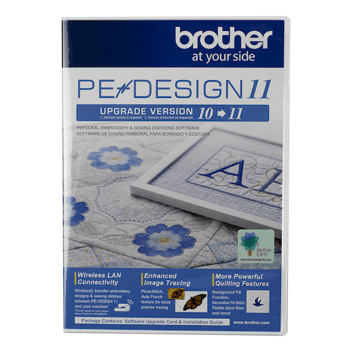 Brother PE-Design Upgrade from PED10 to PED11