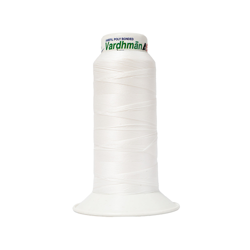 Bonded Polyester UV Thread 500m - White