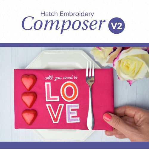 Hatch Embroidery Composer Version 2 by Wilcom