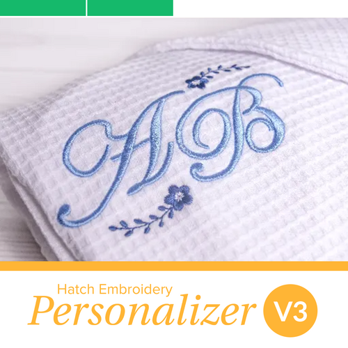 Hatch Embroidery Personalizer Version 3 by Wilcom
