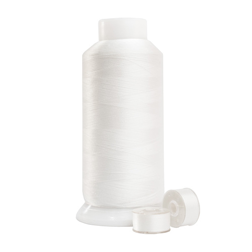 Echidna Polyester Bobbin Thread 5000m 75D/2 White