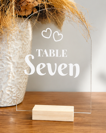 Acrylic Table Numbers main image