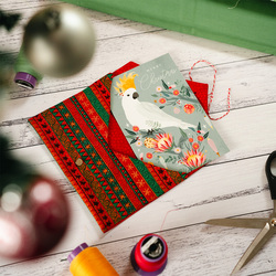 Fabric Christmas Card Envelope main image