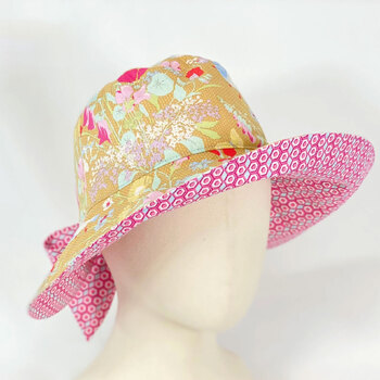 Reversible Back Bow Sunhat project