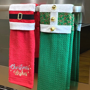 Christmas Hanging Tea Towel Topper project