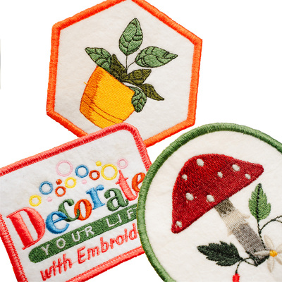 Create an embroidered patch or badge main image